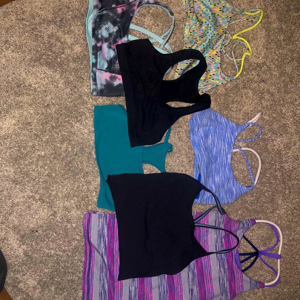 Athletic bras